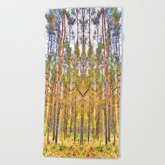 Guardian of the Woods Beach Towel