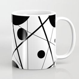 Abstract Lines and Dots Coffee Mug