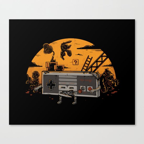 I'm back Canvas Print