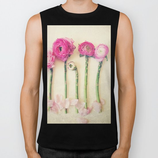Hello Little Flowers Biker Tank
