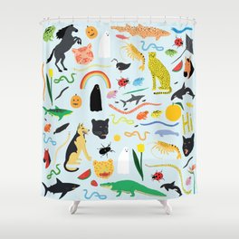 Everyone is Invited Shower Curtain