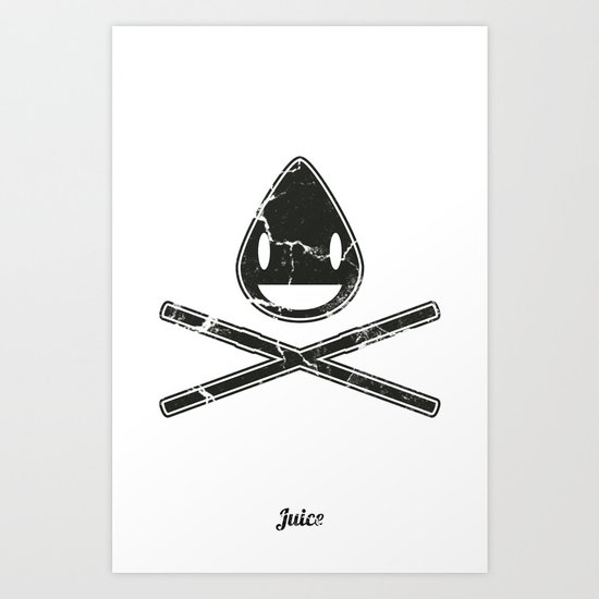 Cross-Staw Distressed Art Print