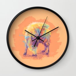 Wild Scent - Javelina Illustration Wall Clock