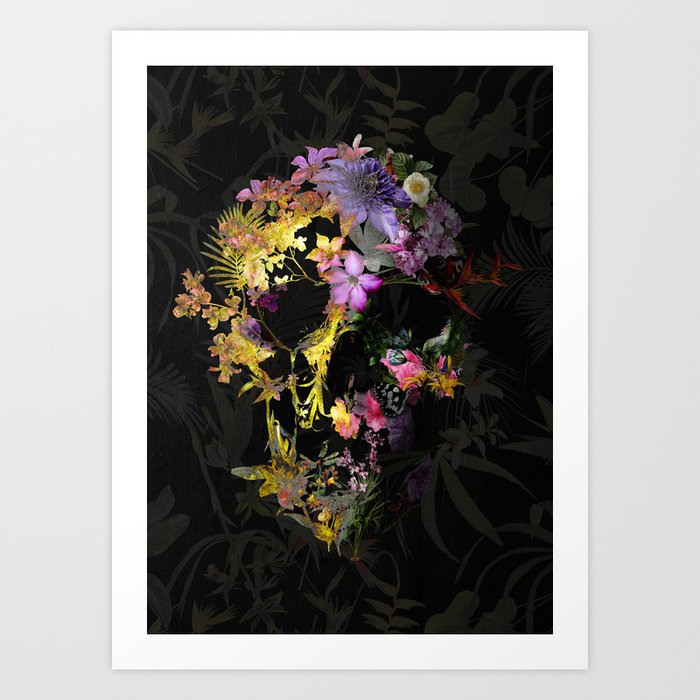 Spring Skull Art Print