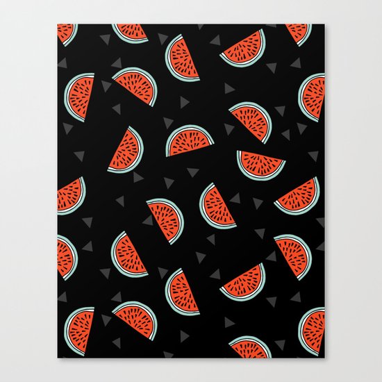 Watermelon by Andrea Lauren Canvas Print