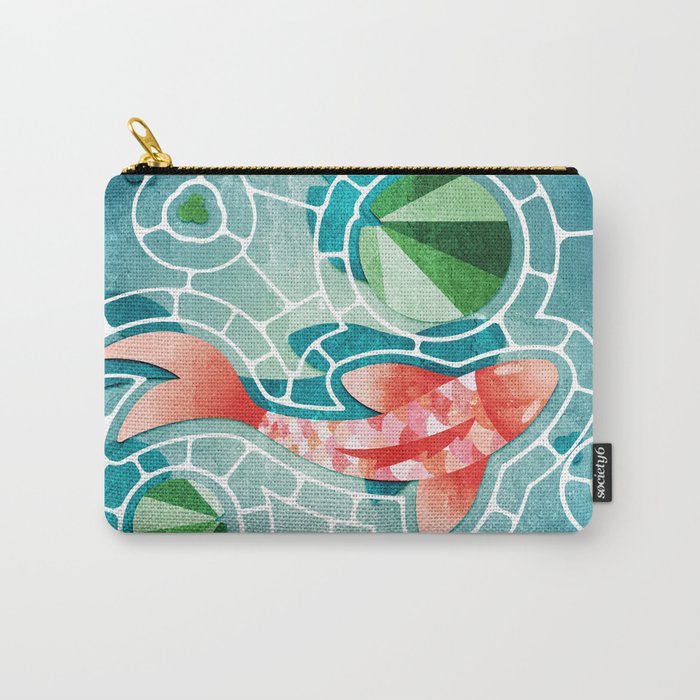 Koi Fish and Lily Pads Carry-All Pouch