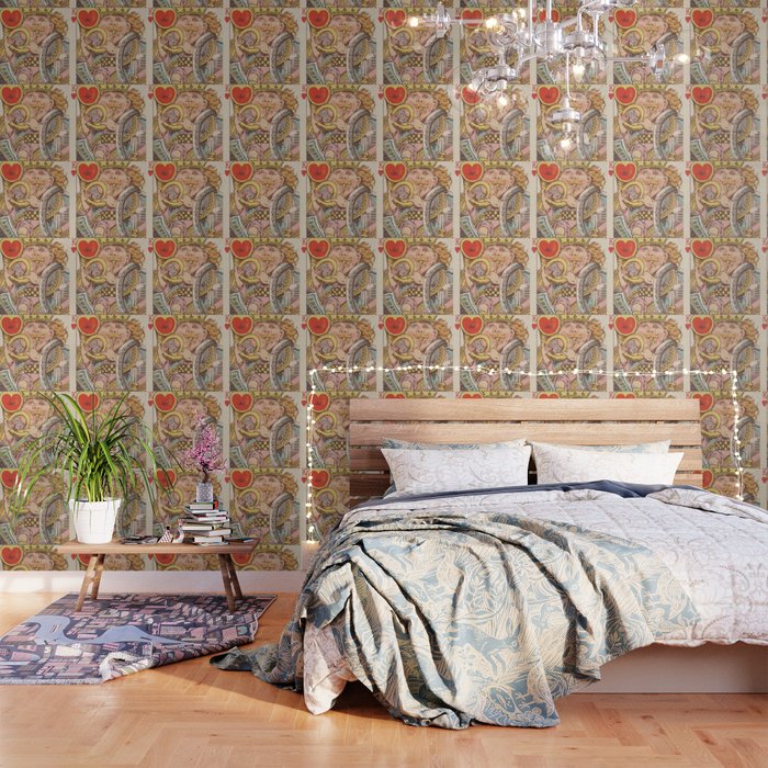 Vintage King Of Hearts Playing Card 1889 Wallpaper By Bravuramedia