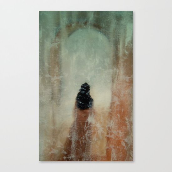 j'attends Canvas Print