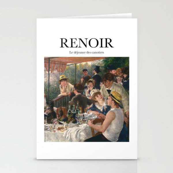 Renoir - Le déjeuner des canotiers Stationery Cards