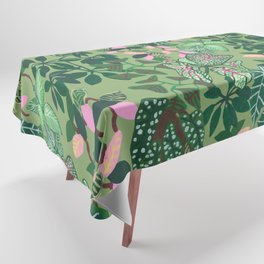 Krimson Queen Green Tablecloth