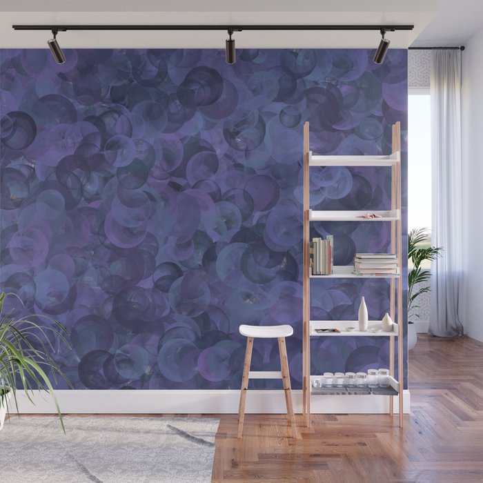 Veri Peri Mod Geometric Circles Pattern Abstract Minimalist 2 Wall Mural