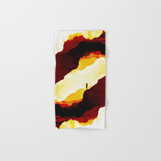 Red Isolation Hand & Bath Towel