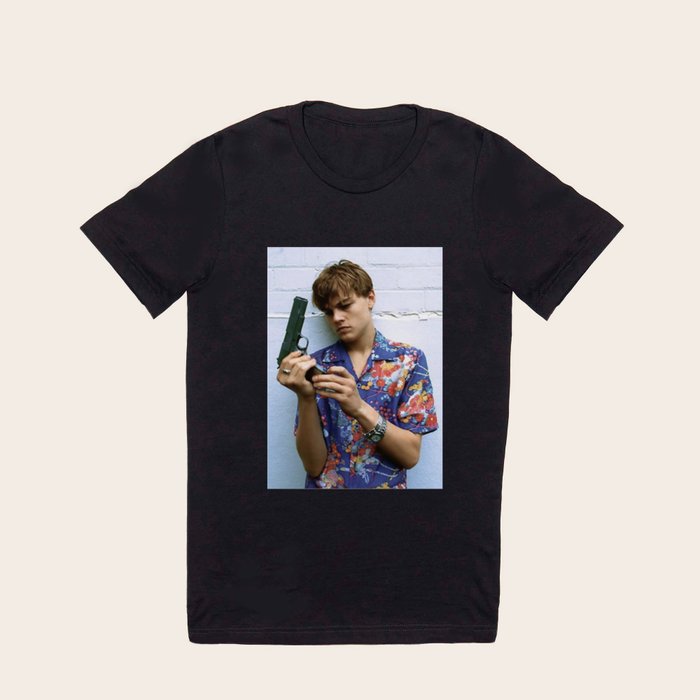 romeo and juliet poster leonardo dicaprio young T Shirt