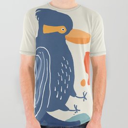Quirky Laughing Kookaburra All Over Graphic Tee