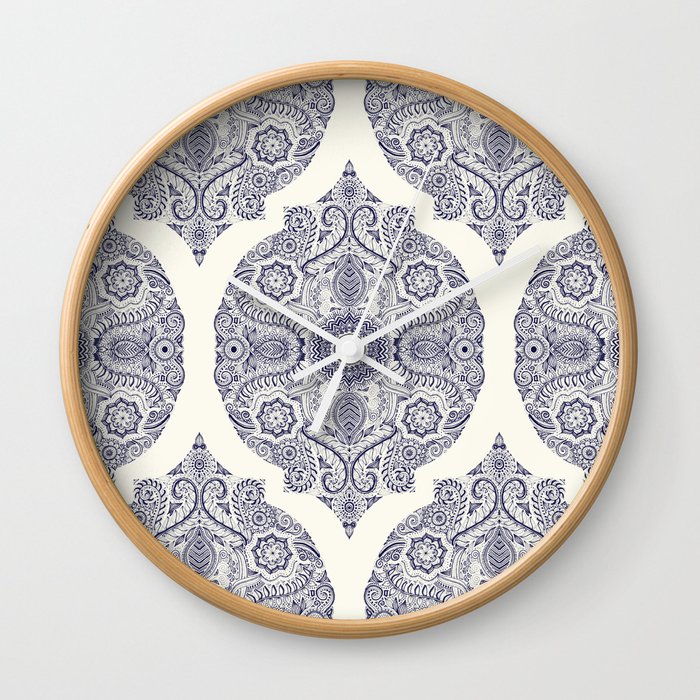 Explorations in Ink & Symmetry Wall Clock