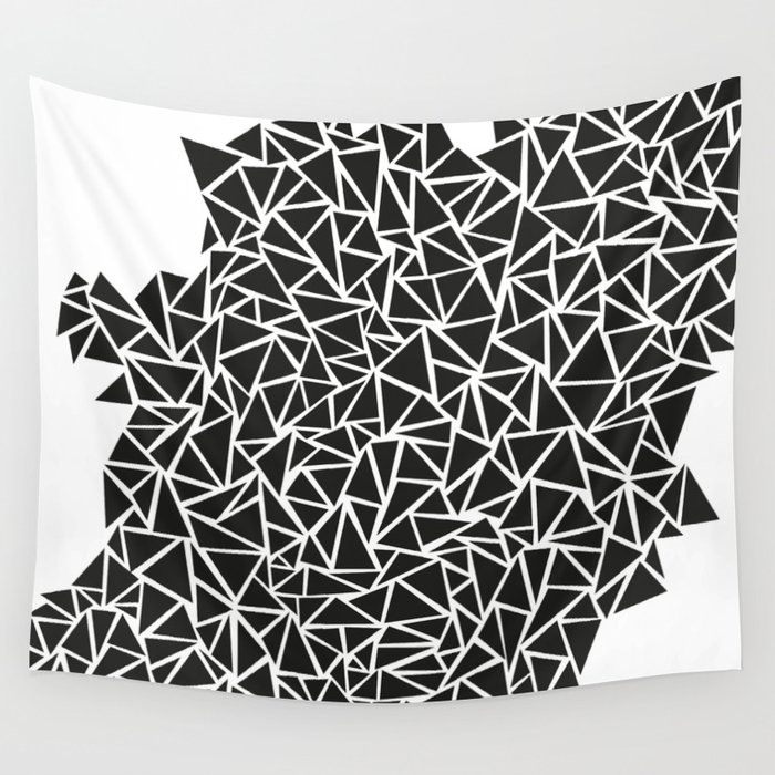 Triangle Maze Wall Tapestry