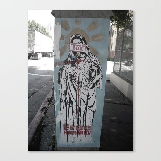 free humanity of toys Canvas Print