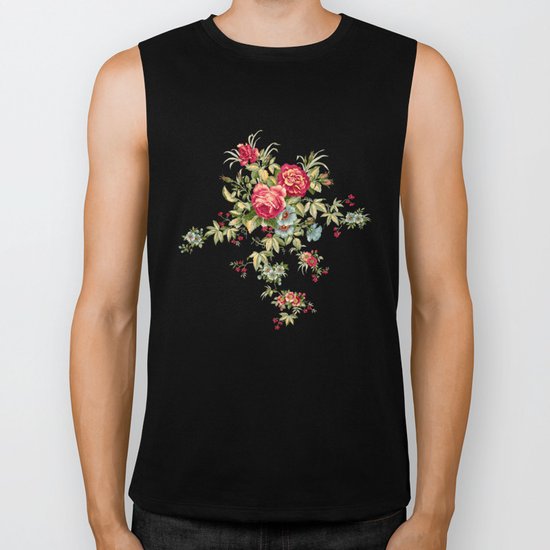 flowers Biker Tank
