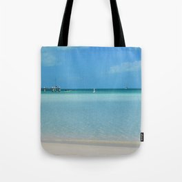 Most peaceful beach | Turks and Caicos islands | Sapodilla bay summer Tote Bag