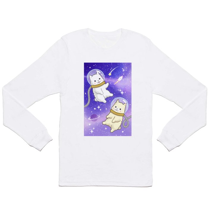 Alpacas in Space Long Sleeve T Shirt