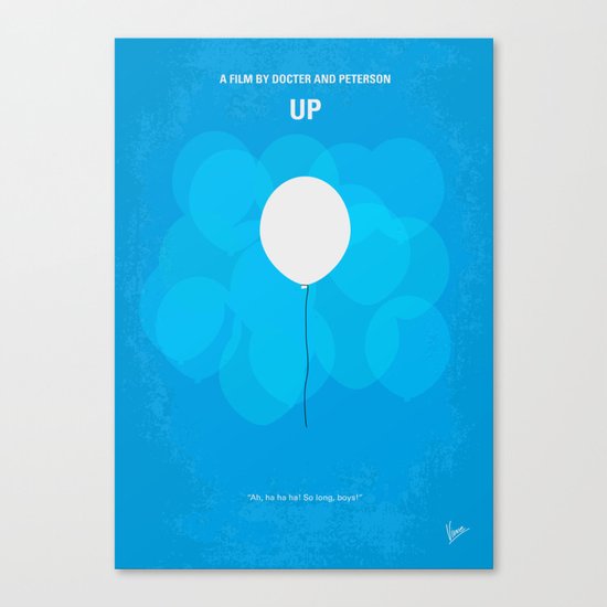 No134 My UP minimal movie poster Canvas Print