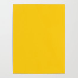 Joy Yellow Poster