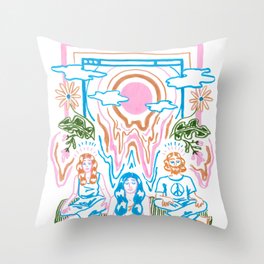 The Unbearable Hotness of Being Throw Pillow