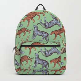 Tigers (Sage Green Palette) Backpack