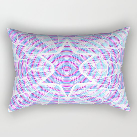 Blue trance Rectangular Pillow