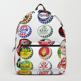 Vintage Soda Pop Bottle Caps Backpack