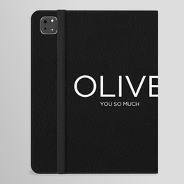 Olive You So Much iPad Folio Case