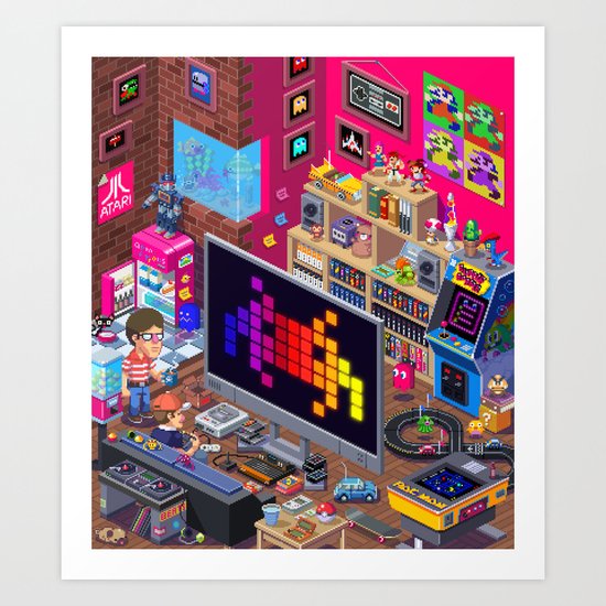 Edge Retro Cover Reboot... Art Print