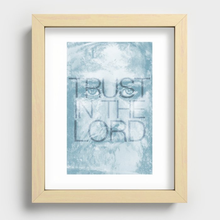 Trust Recessed Framed Print
