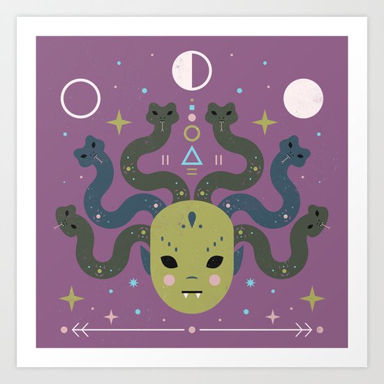 Medusa Art Print