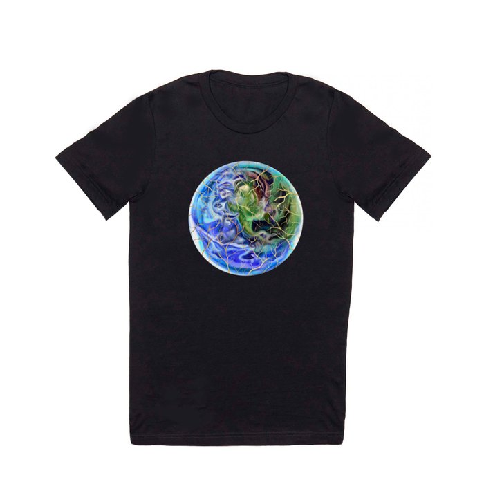 Kintsugi Gold Earth  T Shirt