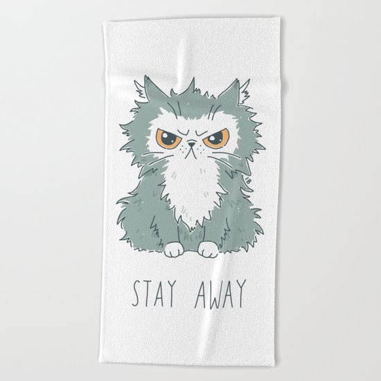 Stay Away Beach Towel