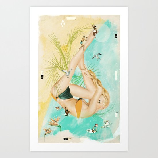 Beach Party Art Print