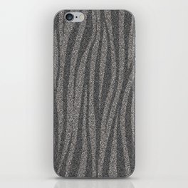 Zebra Print Glitter iPhone Skin