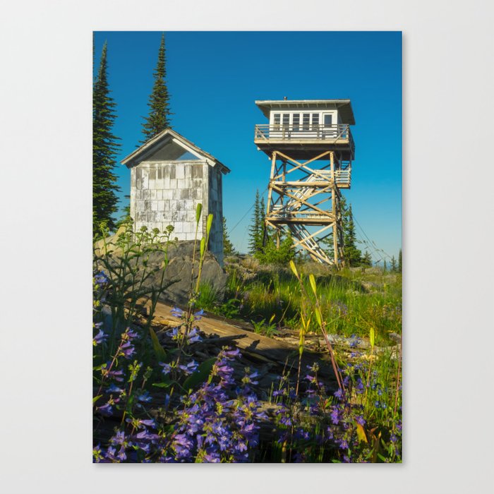 Lookout Tower Montana Canvas Print
