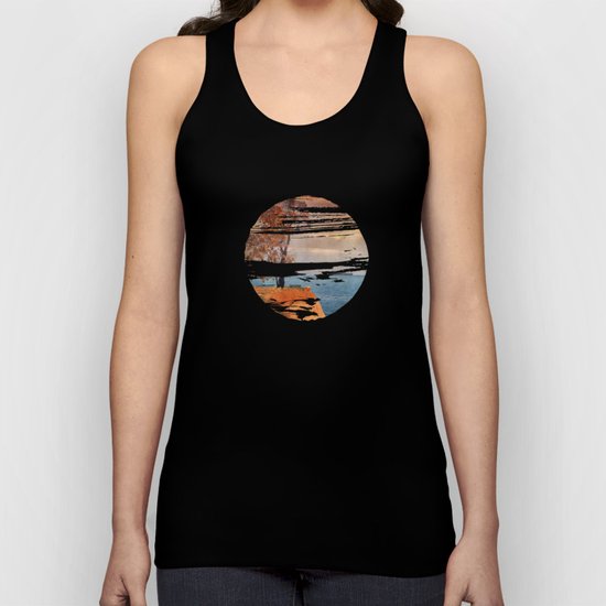 Autumn by the sea Unisex Tank Top