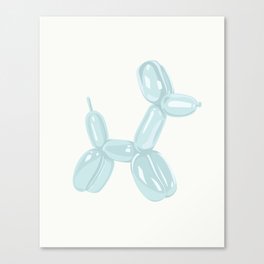 Balloon Dog - Mint Canvas Print