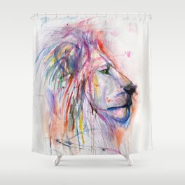 The Almighty Lion Shower Curtain