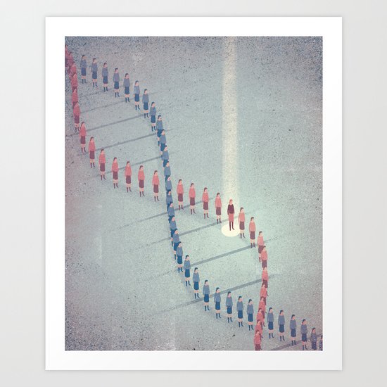Personal DNA Art Print