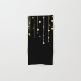 Black and Gold Hand & Bath Towel