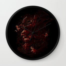 Leaves Of Autumn Wall Clock