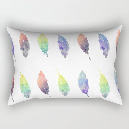 Feathers pattern Rectangular Pillow