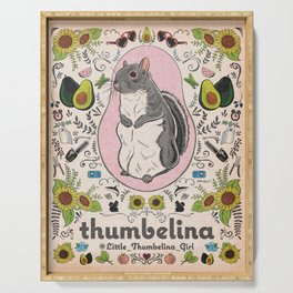 Little Thumbelina Girl: Thumb's Favorite Things in Color Serving Tray