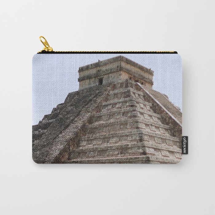 Mexico Photography - The Ancient Historical Building In Mexico Carry-All Pouch