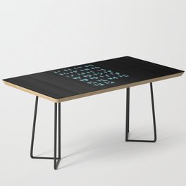 Impaired Letters Awareness Dots Braille Coffee Table