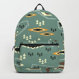 Native pattern with birds Backpack